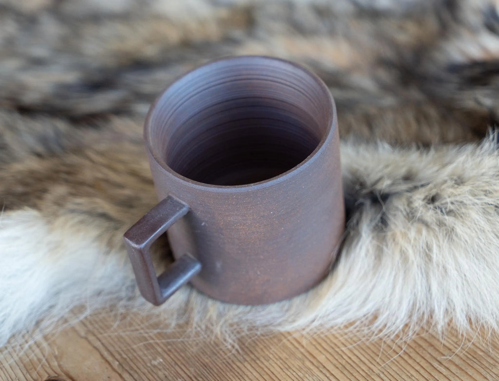 Rustic Ceramic Espresso Mug | Handmade Minimalist Stoneware Cup | Modern Pottery Tea Mug