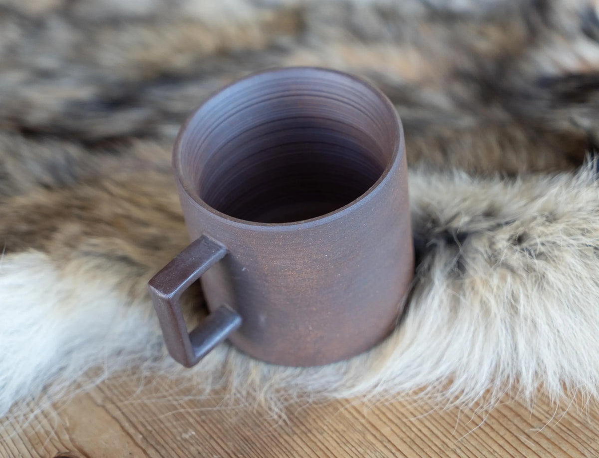 Rustic Ceramic Espresso Mug | Handmade Minimalist Stoneware Cup | Modern Pottery Tea Mug