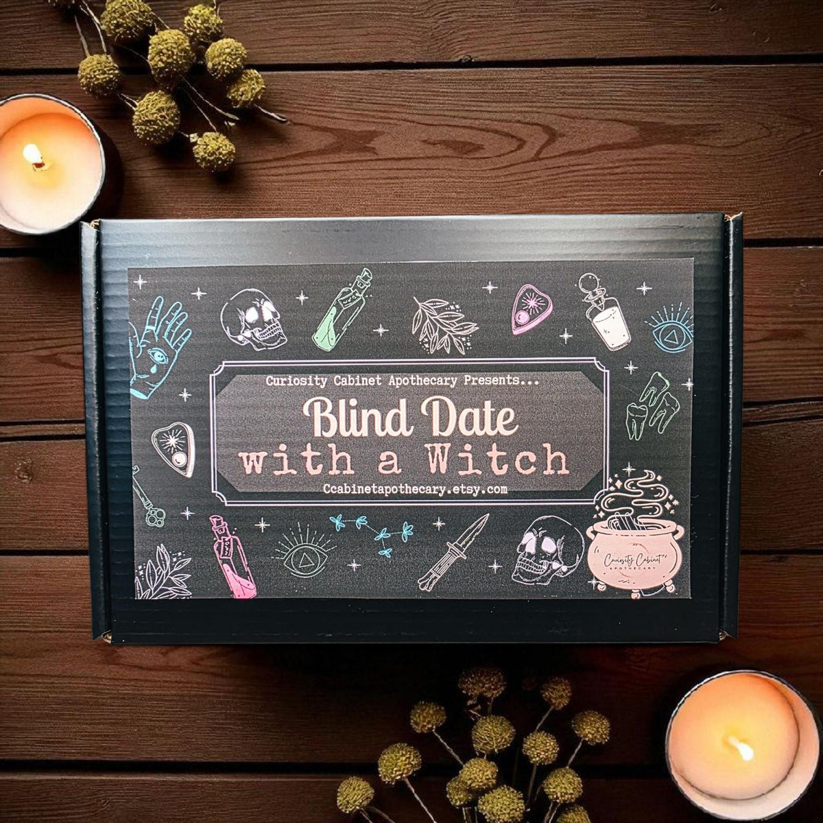 Large Witchcraft Mystery Box Gift Set - Surprise Witchcraft DIY Occult - Blind Date with a Witch - Feminine Witchy Gifts - Boo Basket