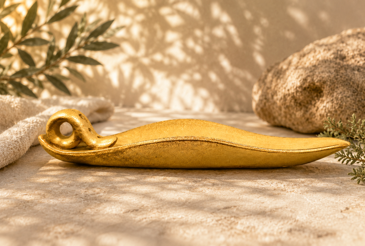 Leaf Incense Holder – Decorative Botanical Incense Stick & Cone Burner for Altar & Home Decor