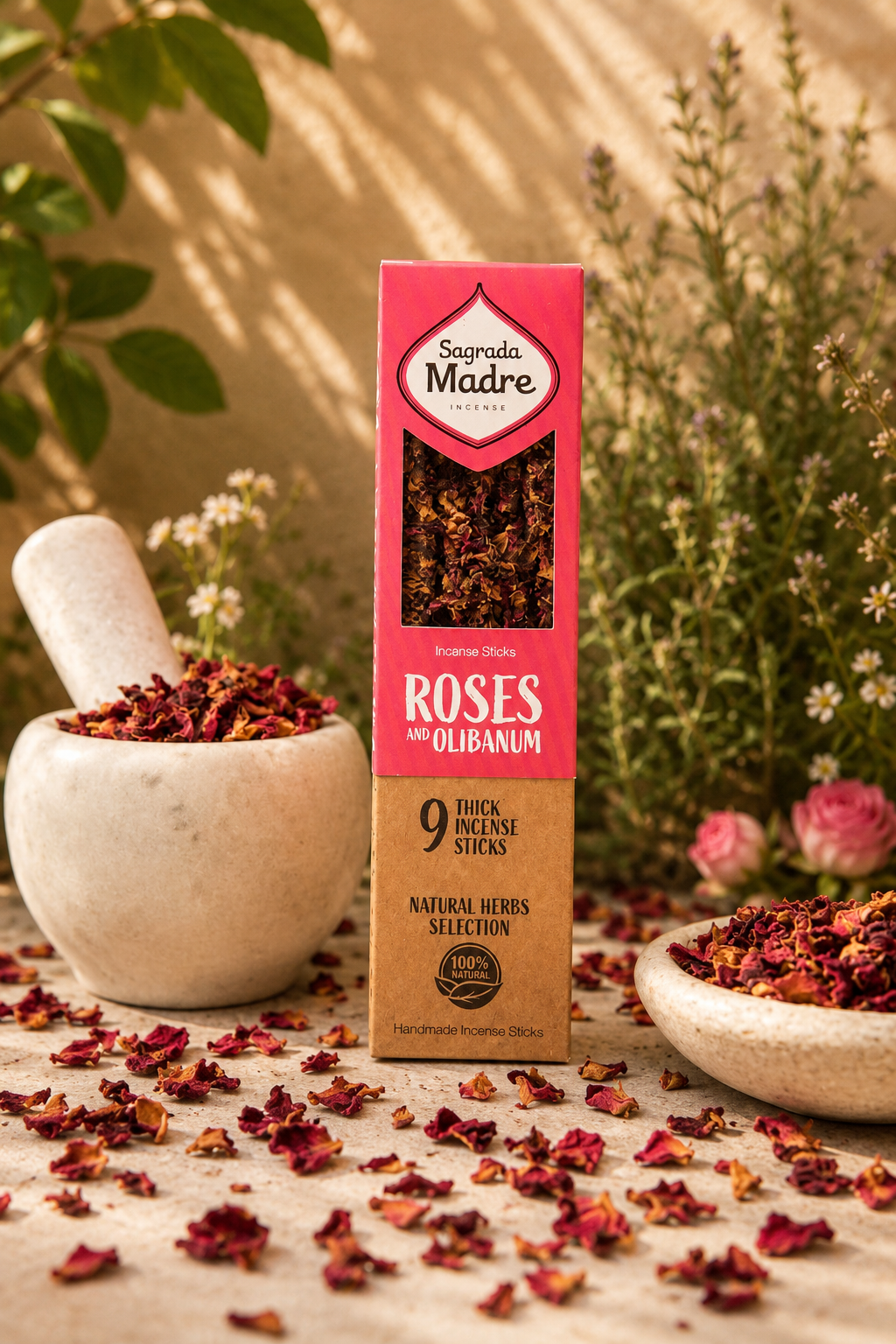 Herb & Resin Incense Collection – Natural Botanical Incense Set for Ritual