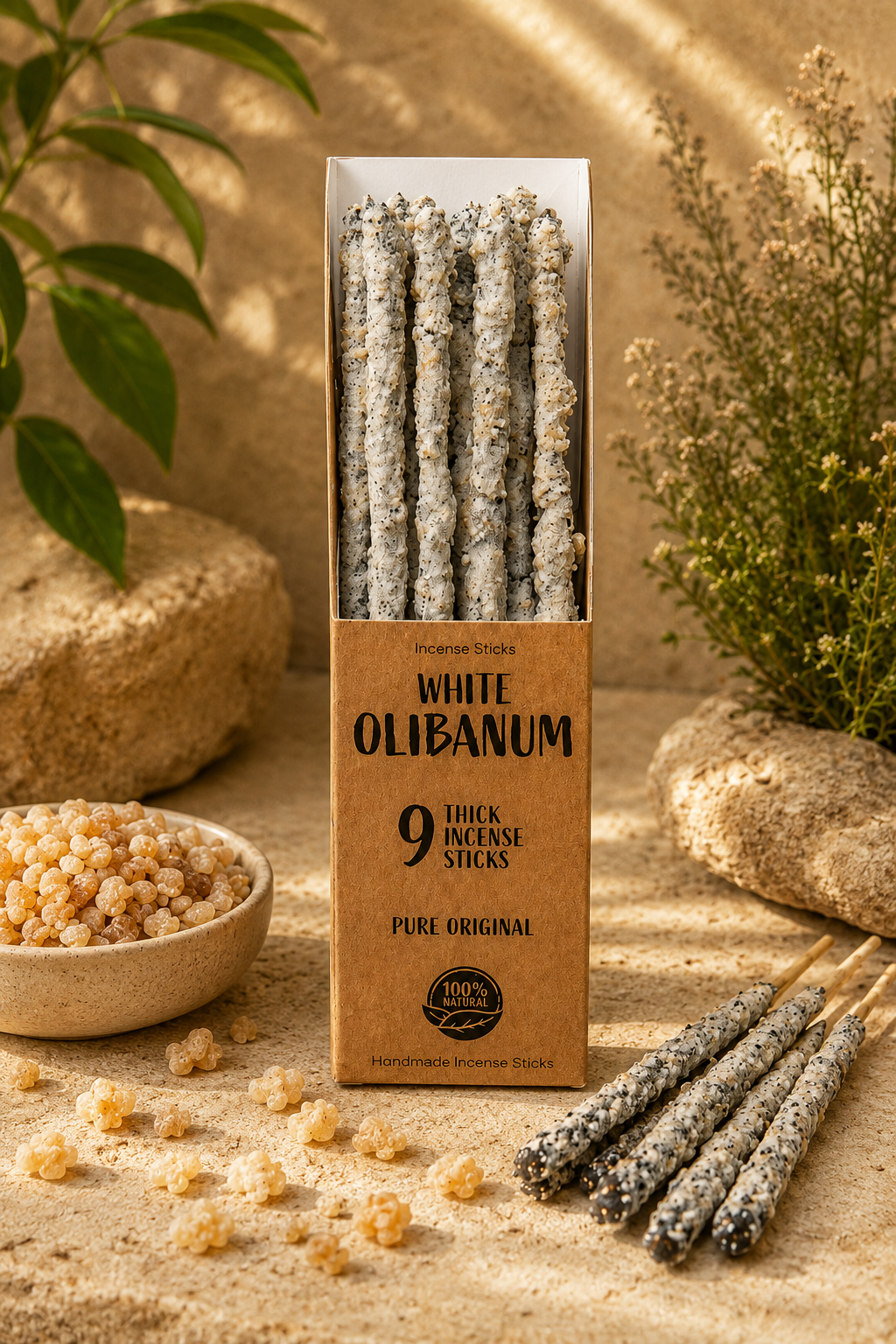 Herb & Resin Incense Collection – Natural Botanical Incense Set for Ritual