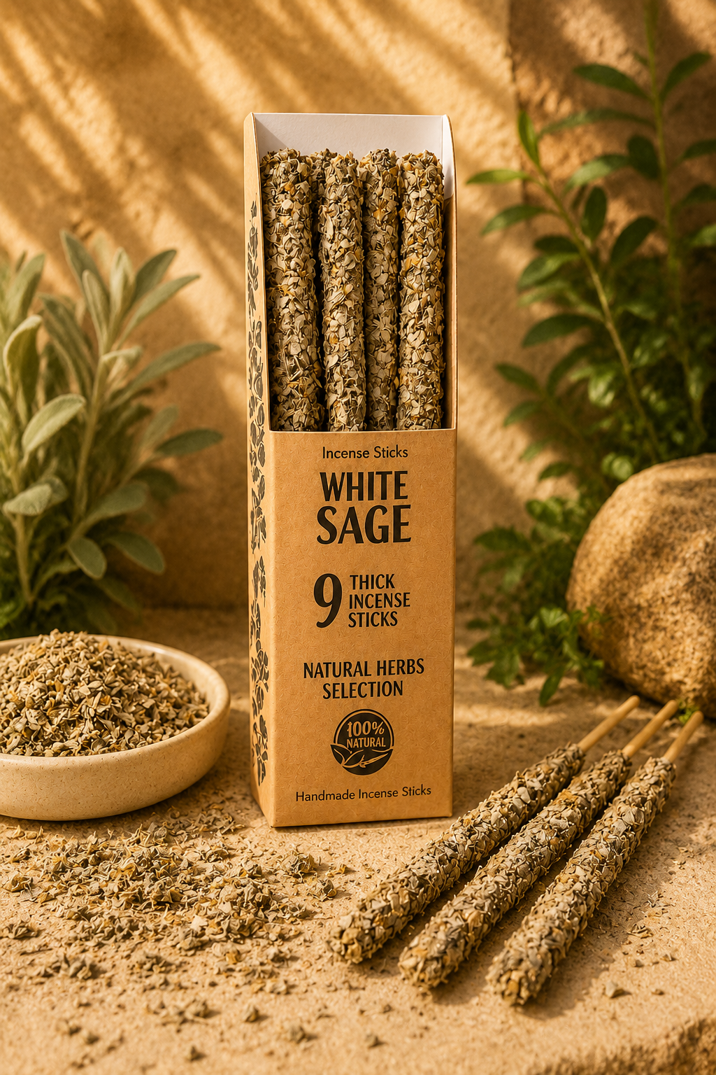 Herb & Resin Incense Collection – Natural Botanical Incense Set for Ritual